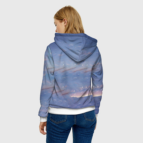 Женская толстовка Аниме - магическая битва / 3D-Белый – фото 4