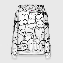Женская толстовка Doodle monsters