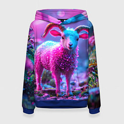 Женская толстовка Козлик в розовом