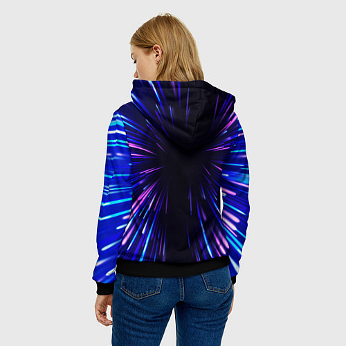 Женская толстовка Manchester City neon energy / 3D-Черный – фото 4