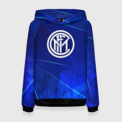 Женская толстовка Inter blue poly