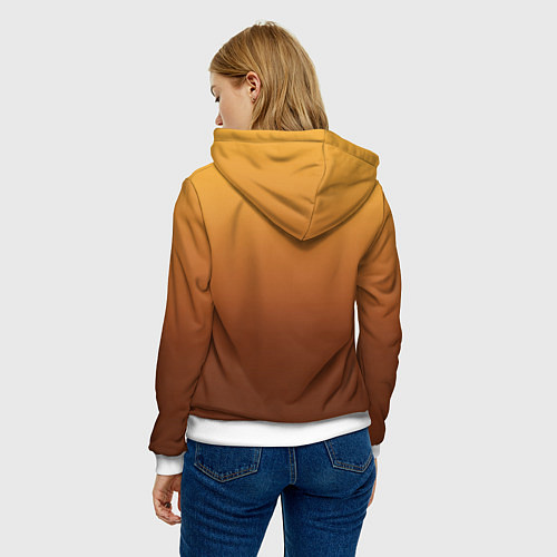 Женская толстовка Scorpion - Mortal Kombat / 3D-Белый – фото 4