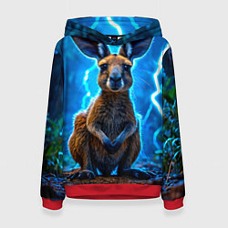 Женская толстовка Кенгуру в разрядах молнии