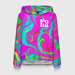 Женская толстовка Abstract floral pattern - aloha