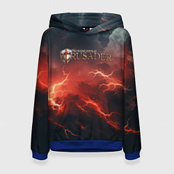 Женская толстовка Stronghold сrusader молния крестоносца