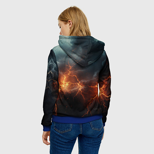 Женская толстовка Stronghold сrusader небесная мощь / 3D-Синий – фото 4