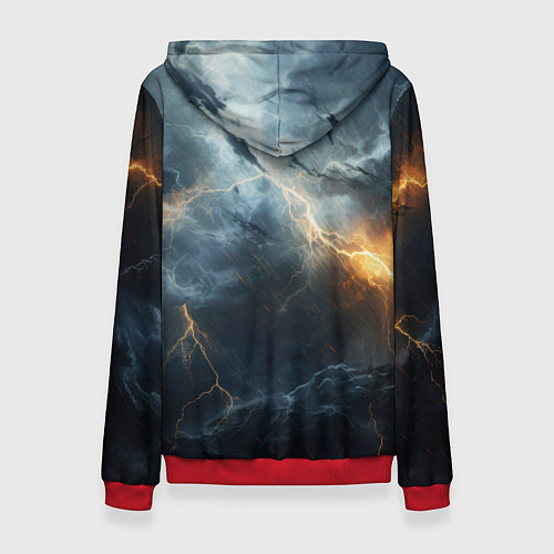 Женская толстовка Stronghold сrusader крестовый гром / 3D-Красный – фото 2