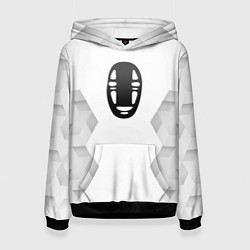 Толстовка-худи женская Spirited Away white poly, цвет: 3D-черный