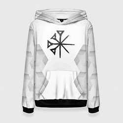 Женская толстовка Nightwish white poly