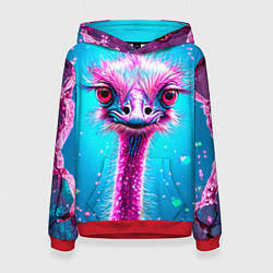 Женская толстовка Страусиная голова