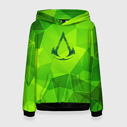 Женская толстовка Assassins Creed green poly