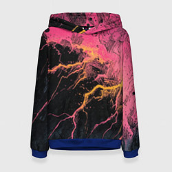 Женская толстовка Абстрактные молнии текстура