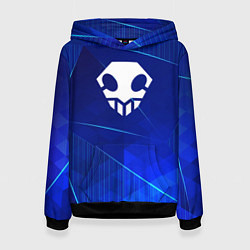 Женская толстовка Bleach blue poly