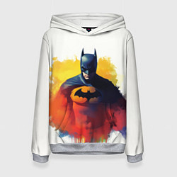 Женская толстовка Бэтмен в краске