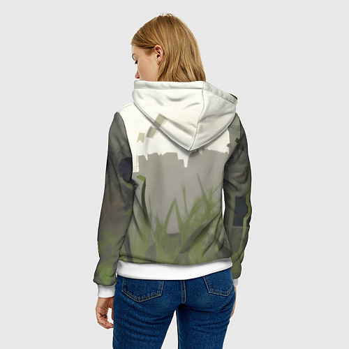 Женская толстовка Довольный Джокер / 3D-Белый – фото 4