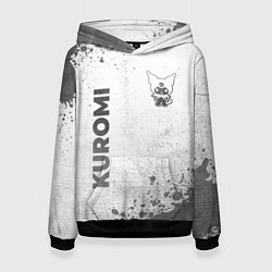 Женская толстовка Kuromi - white gradient вертикально