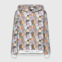 Женская толстовка Котики