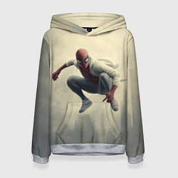 Женская толстовка Человек паук в прыжке