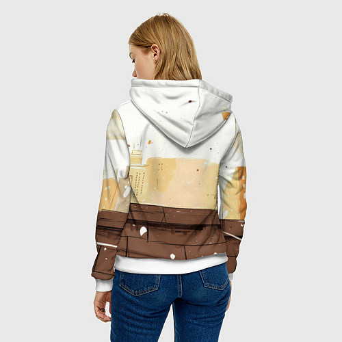 Женская толстовка Мини человек-паук / 3D-Белый – фото 4