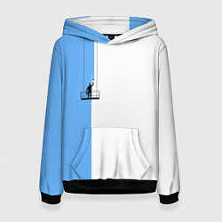 Женская толстовка Моляр красит стену