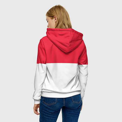 Женская толстовка 30 Seconds to Mars poster / 3D-Белый – фото 4