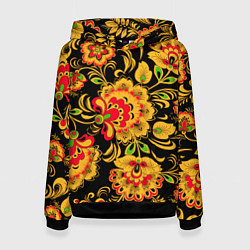 Женская толстовка Хохлома - роспись