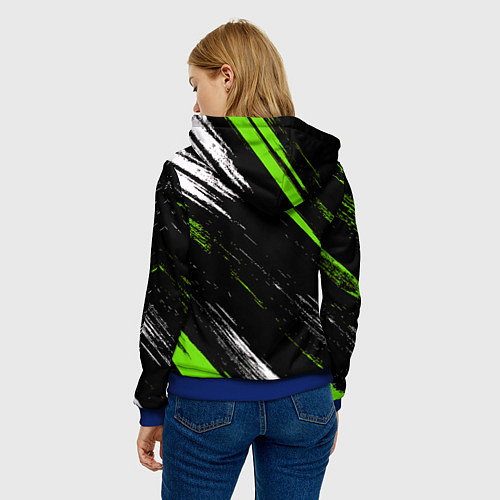 Женская толстовка Sports suit / 3D-Синий – фото 4