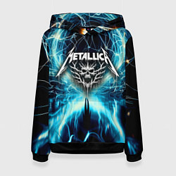 Женская толстовка Neon glow - Metallica
