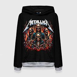 Женская толстовка Metallica forever - thrash metal