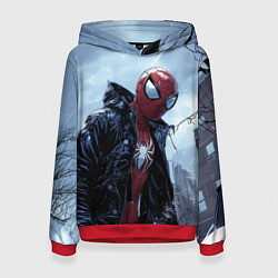 Женская толстовка Человек-паук в куртке
