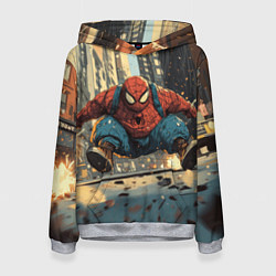 Женская толстовка Маленький толстый человек-паук