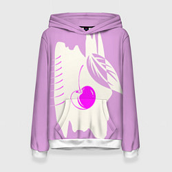 Женская толстовка Вишневый коллаж