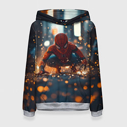 Женская толстовка Человек паук и золотая пыльца