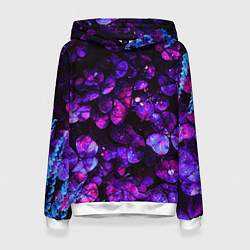 Женская толстовка Флуоресцентные цветы