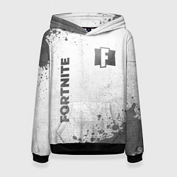 Женская толстовка Fortnite - white gradient вертикально