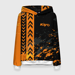 Толстовка-худи женская Kayo, цвет: 3D-белый