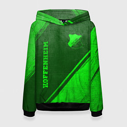 Женская толстовка Hoffenheim - green gradient вертикально