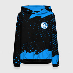 Женская толстовка Schalke 04 fc blue color