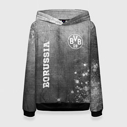 Женская толстовка Borussia - grey gradient вертикально