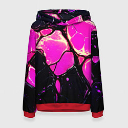 Женская толстовка Розовые пятна в текстуре