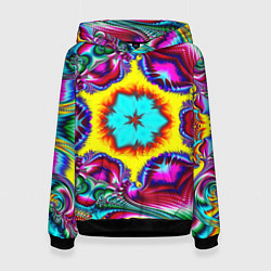 Женская толстовка Абстракция узор фракталы