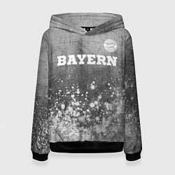 Женская толстовка Bayern - grey gradient посередине