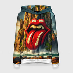Женская толстовка Rolling Stones - sea rocks