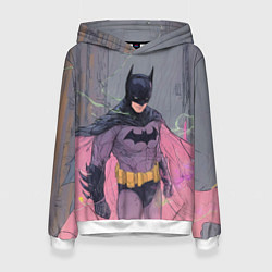 Женская толстовка Бэтмен с розовым плащом