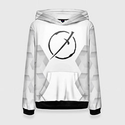 Толстовка-худи женская Akame ga Kill white poly, цвет: 3D-черный