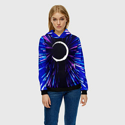 Толстовка-худи женская Demon Slayer neon energy, цвет: 3D-черный — фото 2