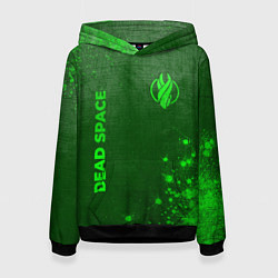 Женская толстовка Dead Space - green gradient вертикально