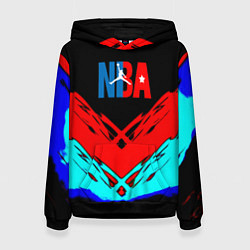 Женская толстовка NBA краски геометрия