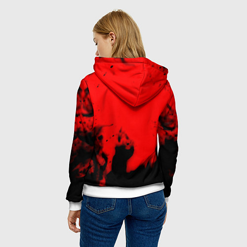 Женская толстовка Ювентус jujym / 3D-Белый – фото 4