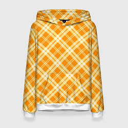Женская толстовка Жёлтый крупная клетка